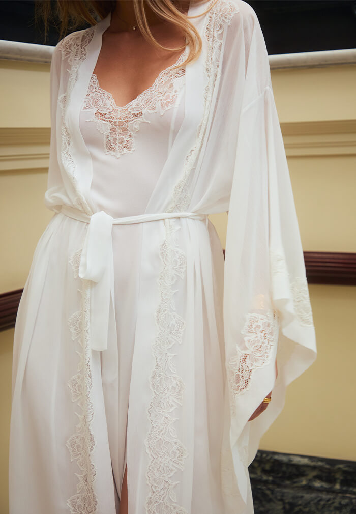 Explore the Bridal Edit luxury nightwear and bridal robes collection for modern brides by Bocan Couture.