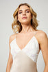 Maram Silky Nightgiwn Beige Beige Silk — Bocan Couture luxury nightwear
