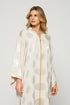 Esma Silky Dress Beige Beige Silk — Bocan Couture luxury nightwear