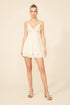 Blair - Mini Silk Crep Slip Dress - Honey - Bocan