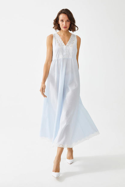 Cotton Modal Jersey Sleeveless Ballet Nightgown
