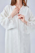 Loukia - Linen Long Zippered Dress - Off White - Bocan