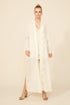Lydia - Long Silk Chiffon Robe Set - Honey - Bocan