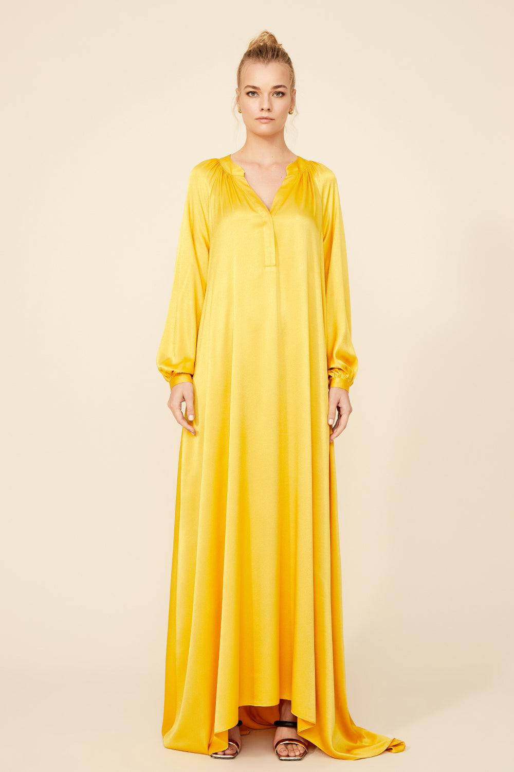 Long rayon 2025 maxi dress