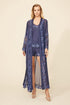 Orla Indigo - Silk Chiffon Robe Set - Bocan
