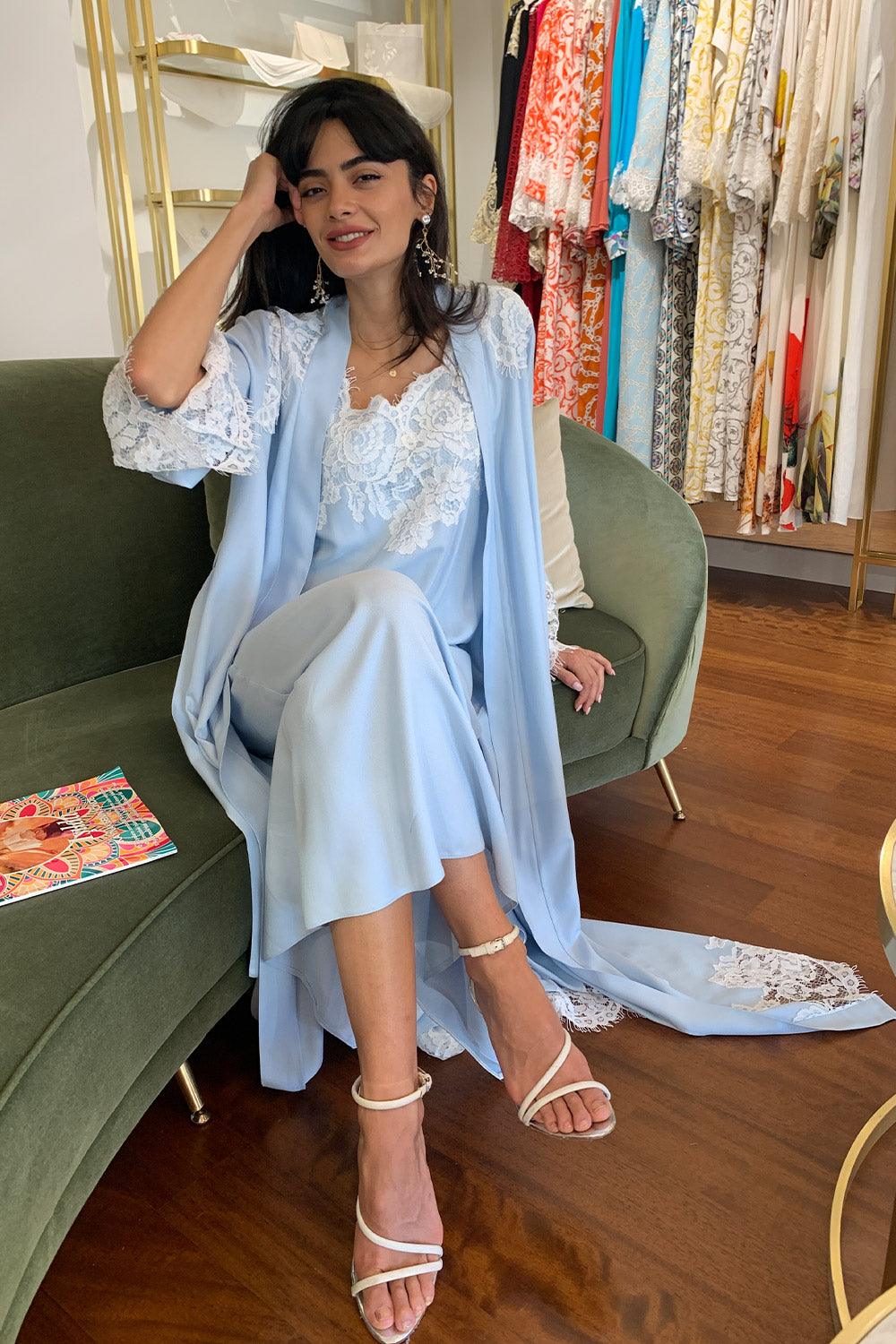 Viscose robe clearance